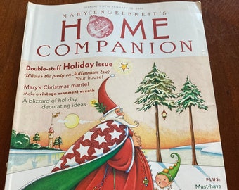 Vintage Mary Englebreit Home Companion December 1999/January 2000 Magazine