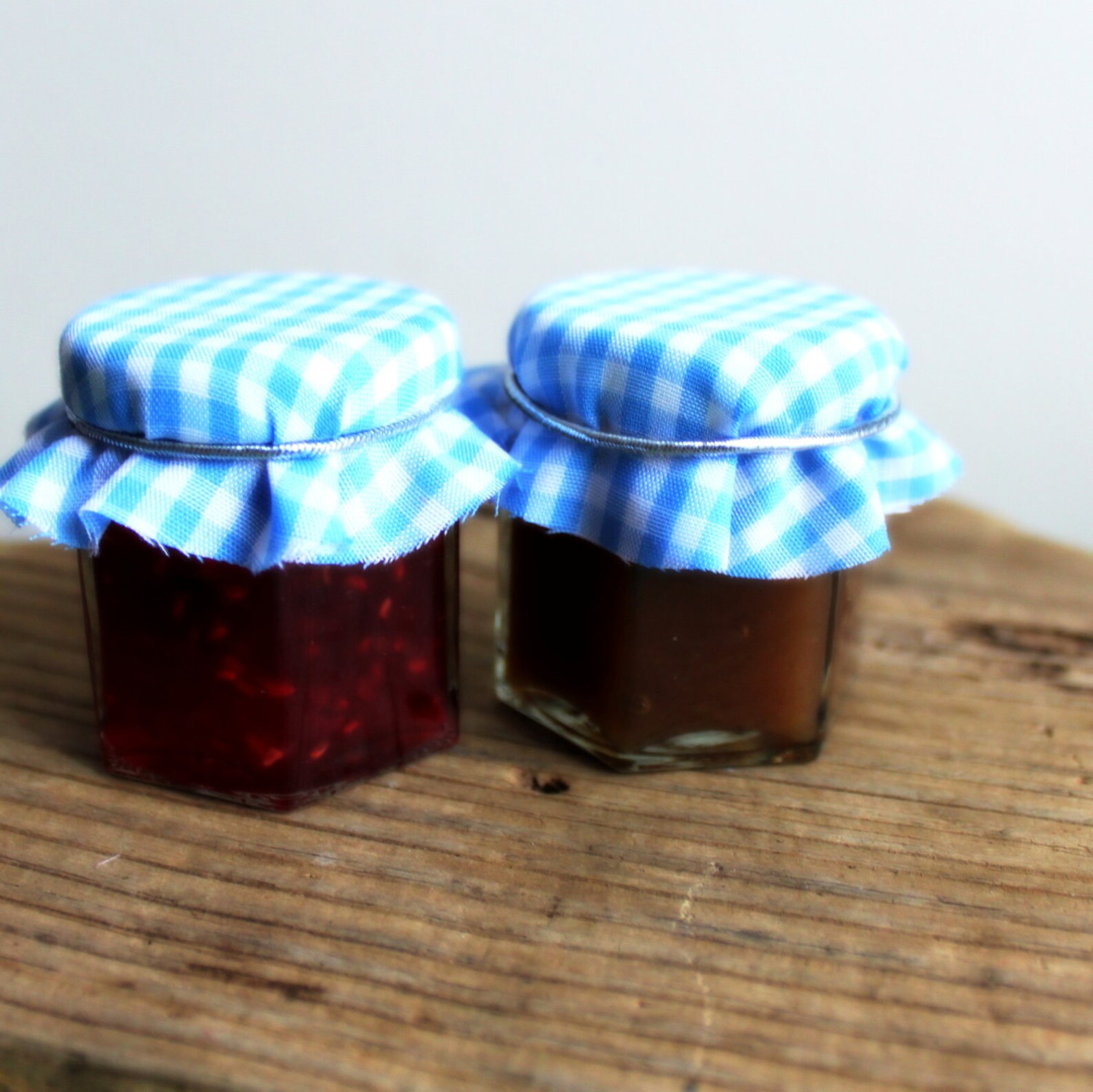 100 Yellow and White Gingham Jam Jar Covers Etsy