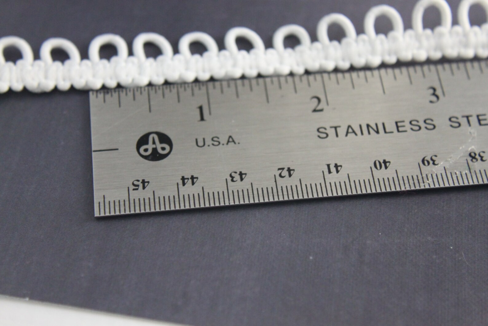 White Elastic Bridal Button Loops Etsy