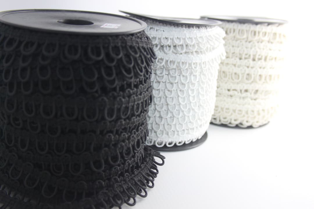 Black White Ivory Elastic Bridal Button Loops - Etsy