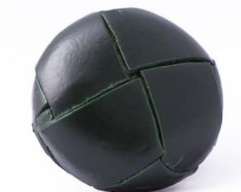 Dark Green Genuine Leather Buttons with Knot Style / For Leatherworking, Suits, Coats, Upholstery, Sewing, and Chunky Knitwear, Beige