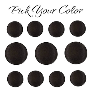Satin Tuxedo Buttons in your color choice with different set options
