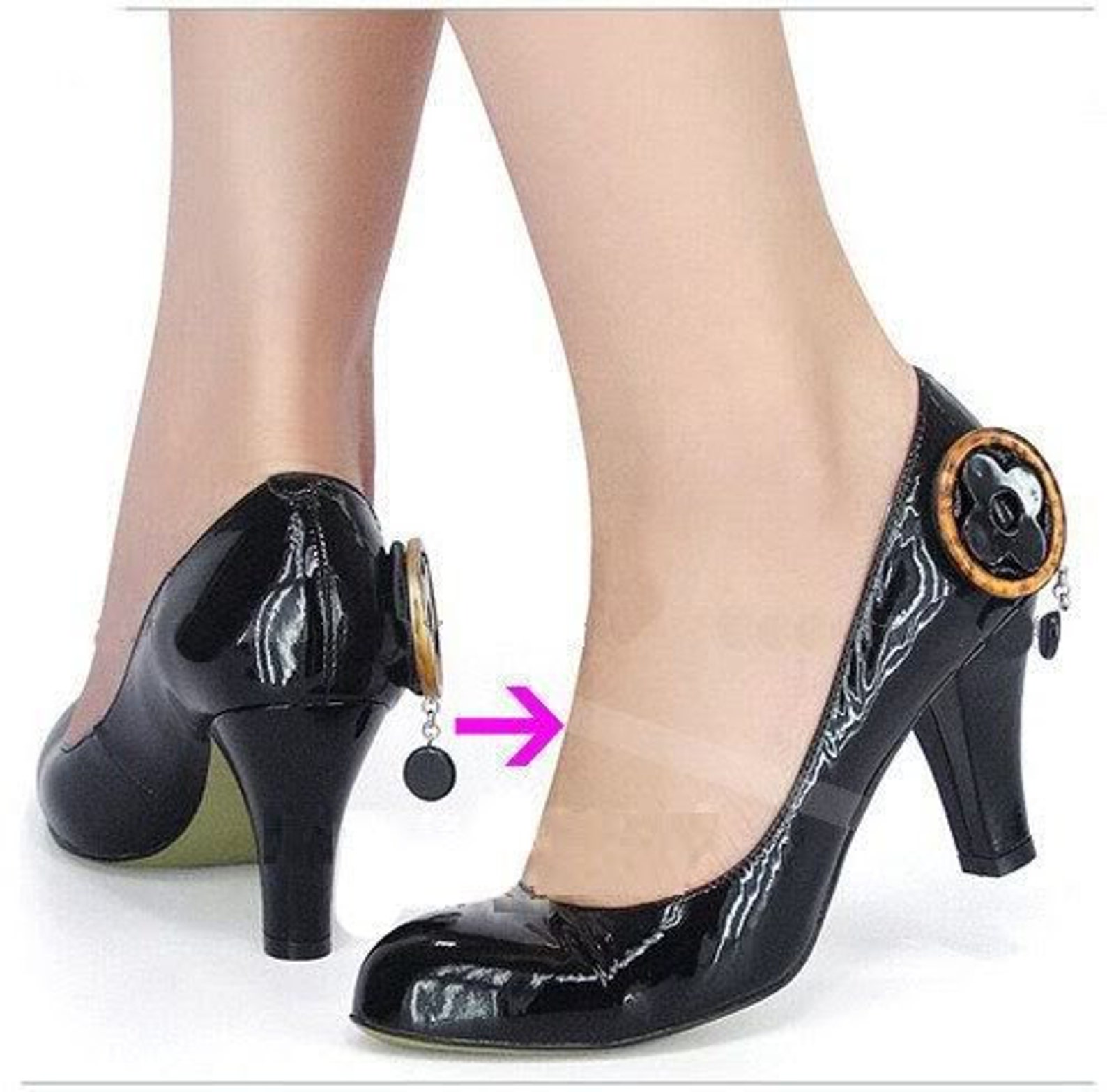 3 pairs Invisible Shoe Straps For Retaining Loose Shoes Etsy