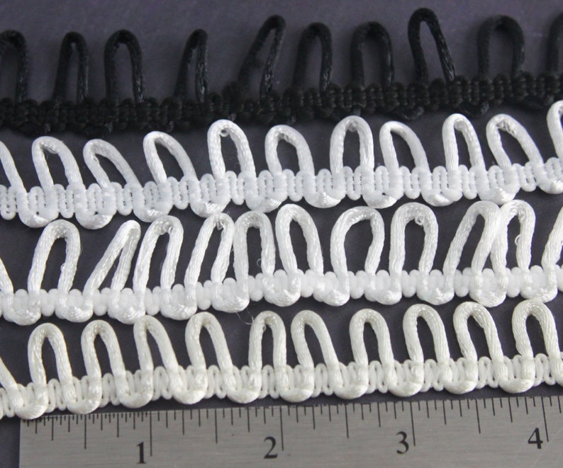 Ivory Elastic Bridal Button Loops Etsy