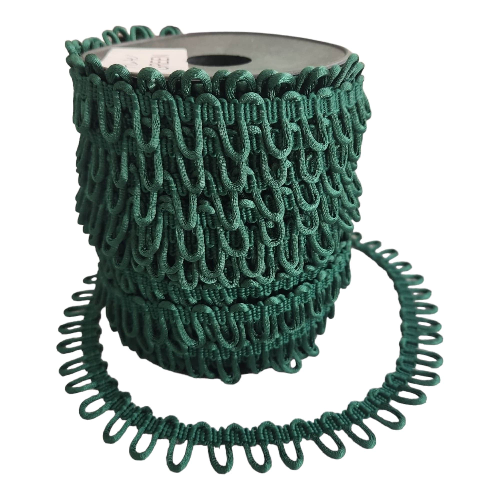 Hunter Green / Mint Green Non-elastic Satin Button Loops for Corset ...
