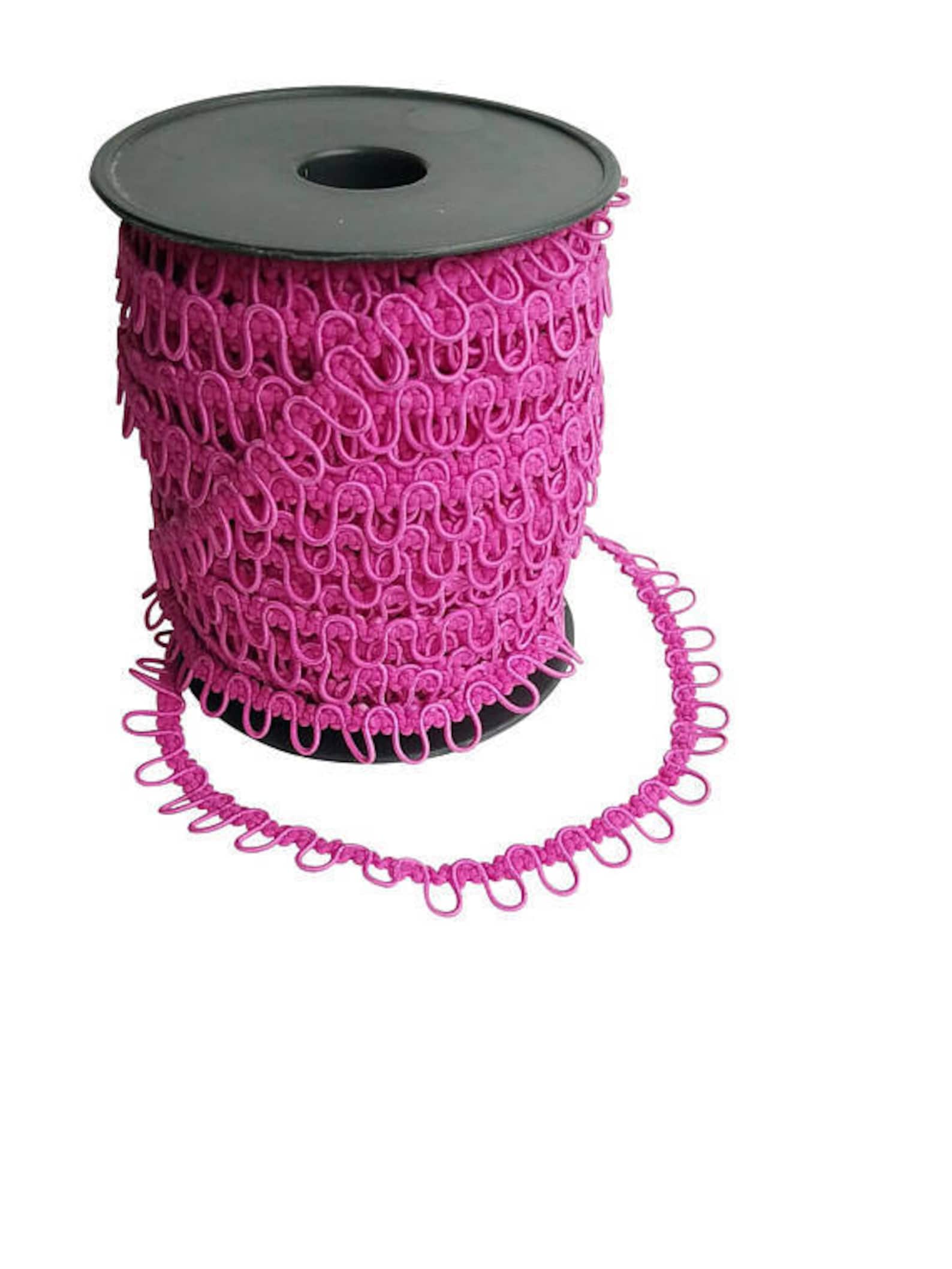 Magenta Elastic Bridal Button Loops Etsy