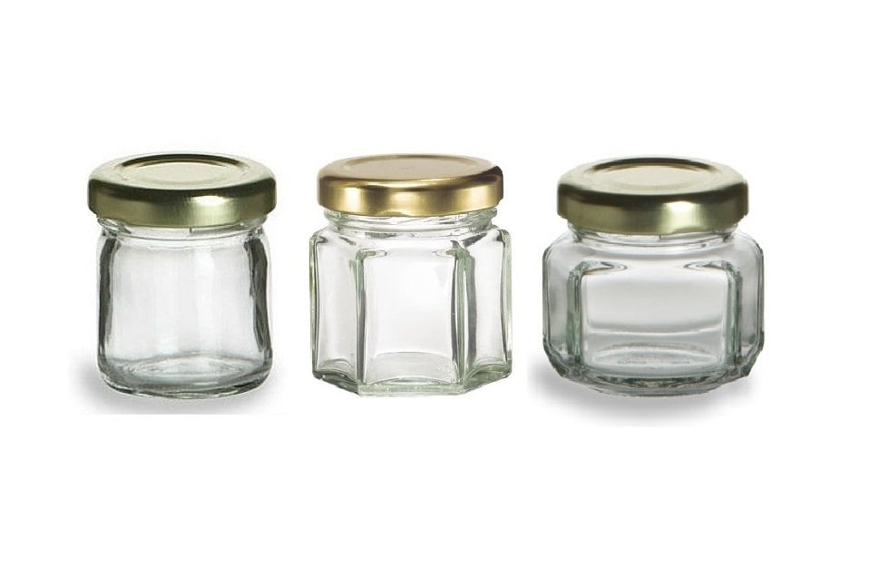 250 Pcs 1.5 Oz Mini Glass Jars for DIY Wedding Jam Jelly Honey Favors  Storage and Organization 