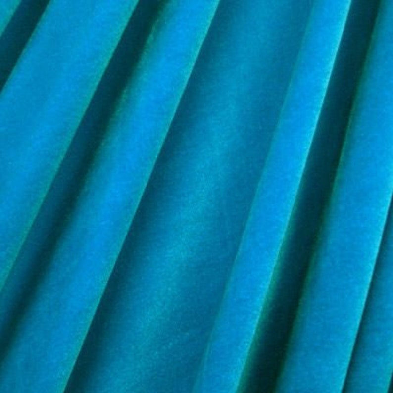 Aqua Blue Velvet Covered Shank Buttons for Sewing Projects Clothing Decorative Pillows Cushions and Cardmaking. image 9