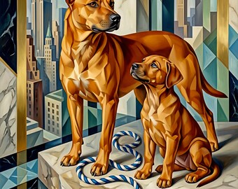 Your pet is a work of art, that's why we portray them like universal artists.