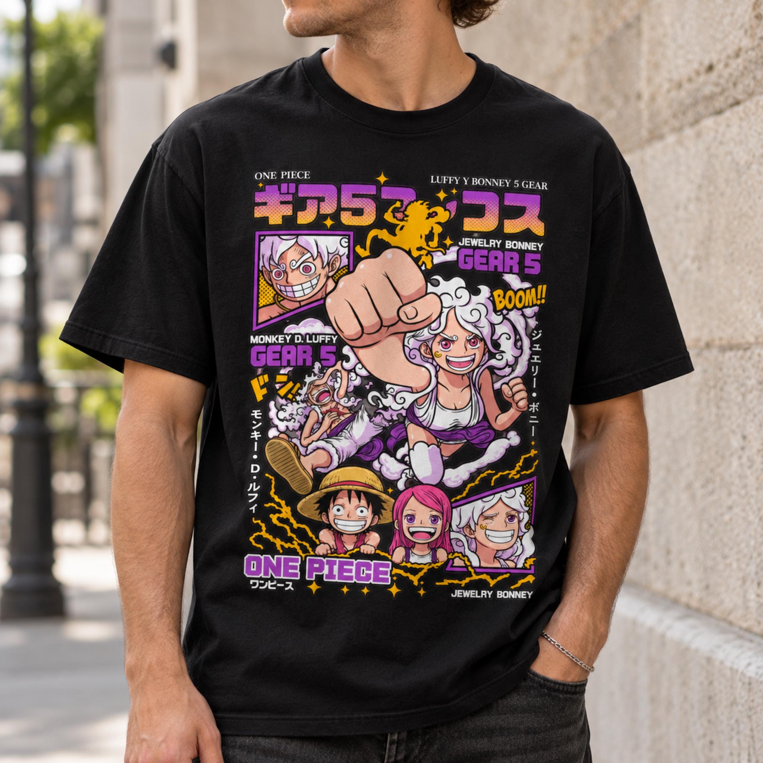 One Piece Luffy Gear 5 Shirt - Etsy