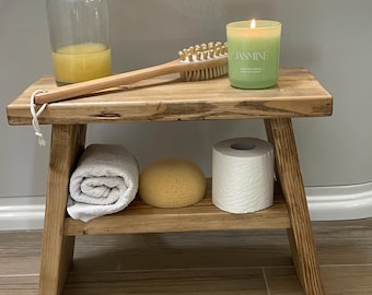Handmade Rustic Wooden Milking Stool
