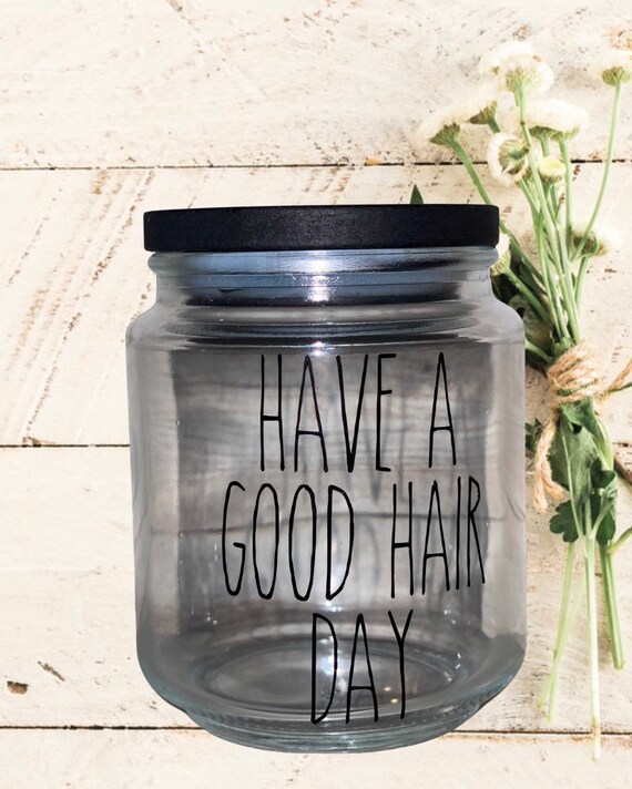 Small Hair Tie Storage Jar With Lid Hair Tie Storage Good Etsy