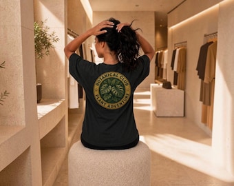 Botanical Club Plant Adventure Graphic Tee, Vintage Nature Illustration, Comfort Colors 1717 T-Shirt