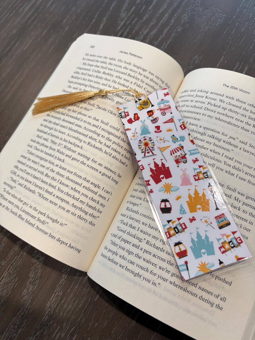 Laminated Double Sided Bookmarks With Tassels - Etsy