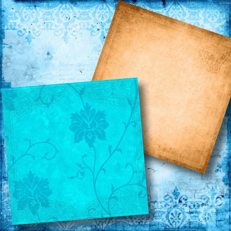 Recollections 12 Digital Scrapbook Papers 12x12inch Etsy