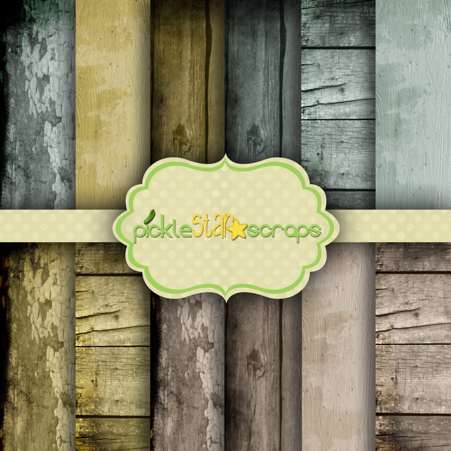 12 printable digital scrapbook papers instant download dwp0016 BUY2GET1 Shabby Grunge Collection 1 Digital Paper pack