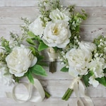 Boho Bridesmaid Bouquet Fleurs De Soie Bouquet De Mariage En Soie Bouquet Bouquet Boho Bouquet Faux Bouquet Bouquet De Demoiselle Dhonneur