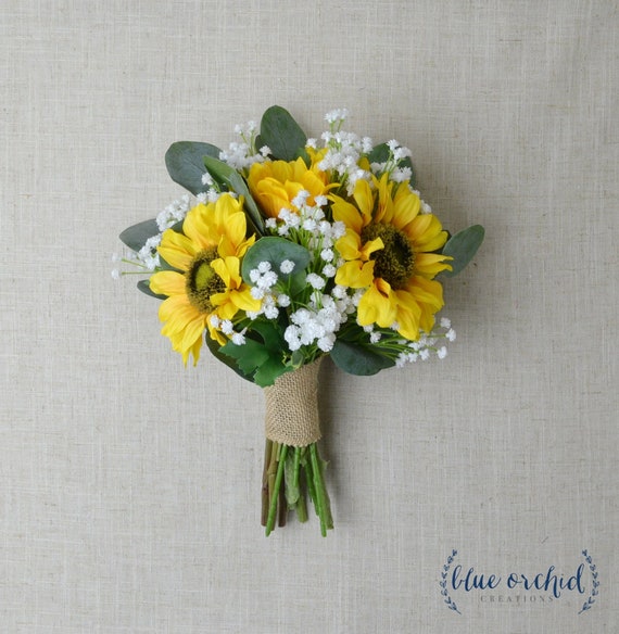 sunflower bouquet bridesmaid