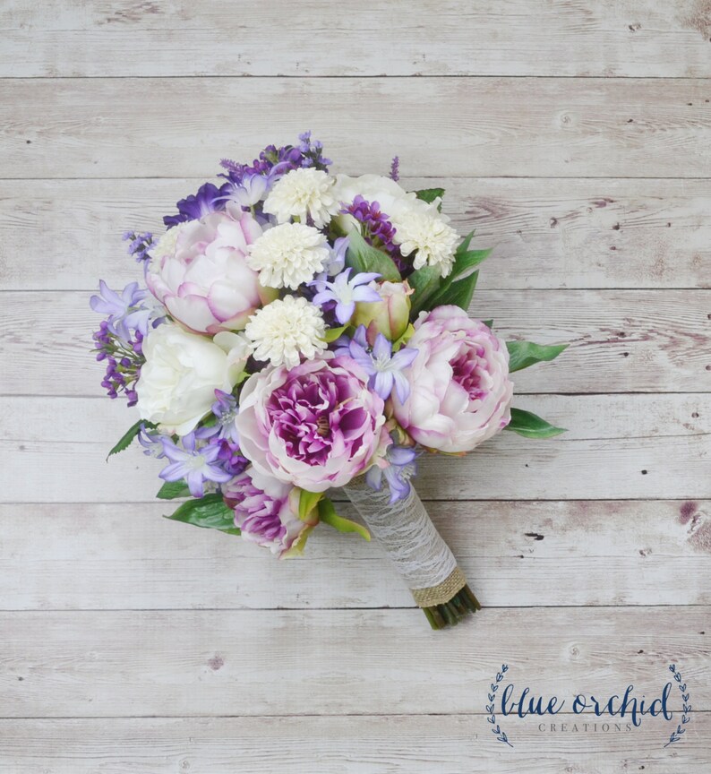 Peony Wildflower Bouquet