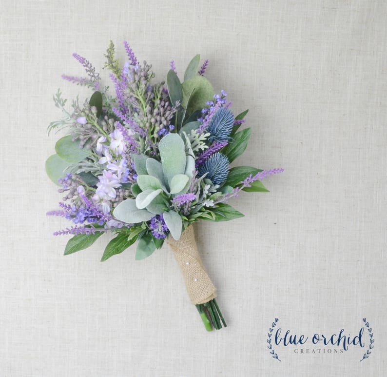 Wedding Bouquet Bridal Bouquet Lavender and Lilac