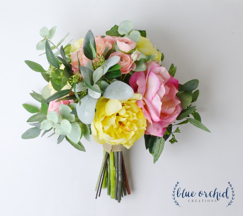 tropical bouquet summer wedding flowers multicolor bridal bouquet eucalyptus bouquet boho bouquet wedding bouquet colorful bouquet