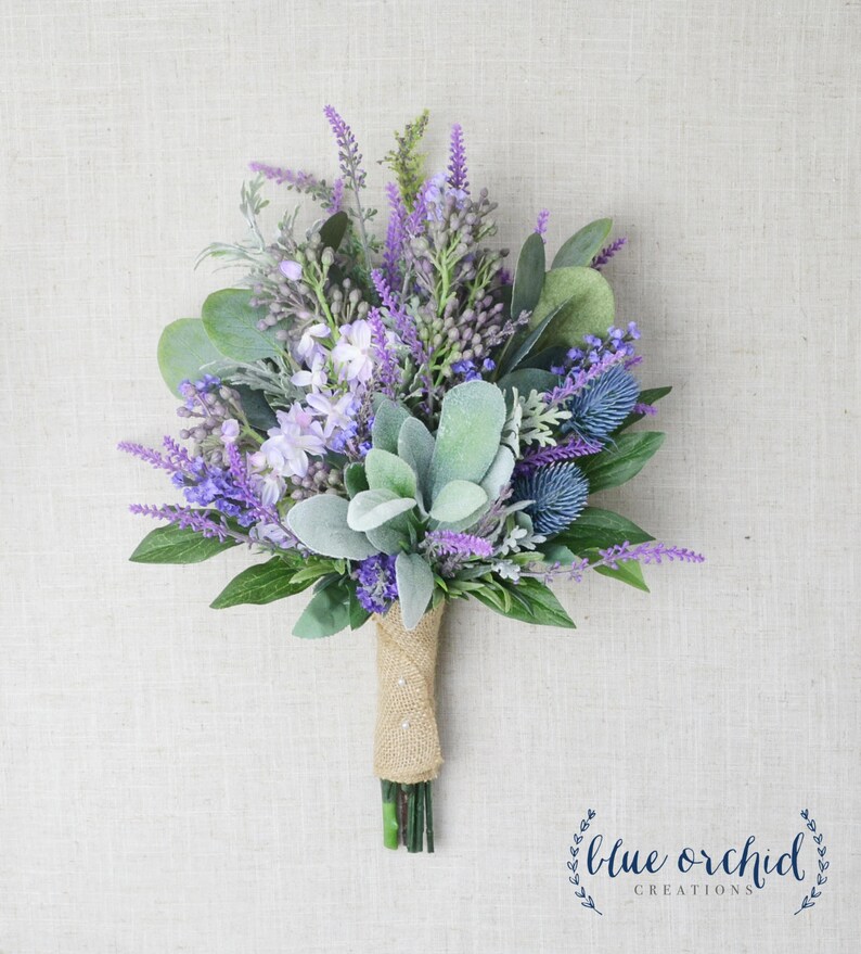 Wedding Bouquet Bridal Bouquet Lavender and Lilac