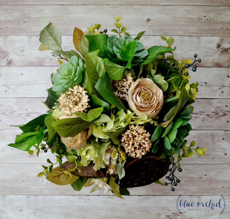 Fall Bouquet Bridal Bouquet Cottage Chic Boho Bouquet Wedding Bouquet Rustic Bouquet Greenery Bouquet Natural Bouquet Large Bouquet