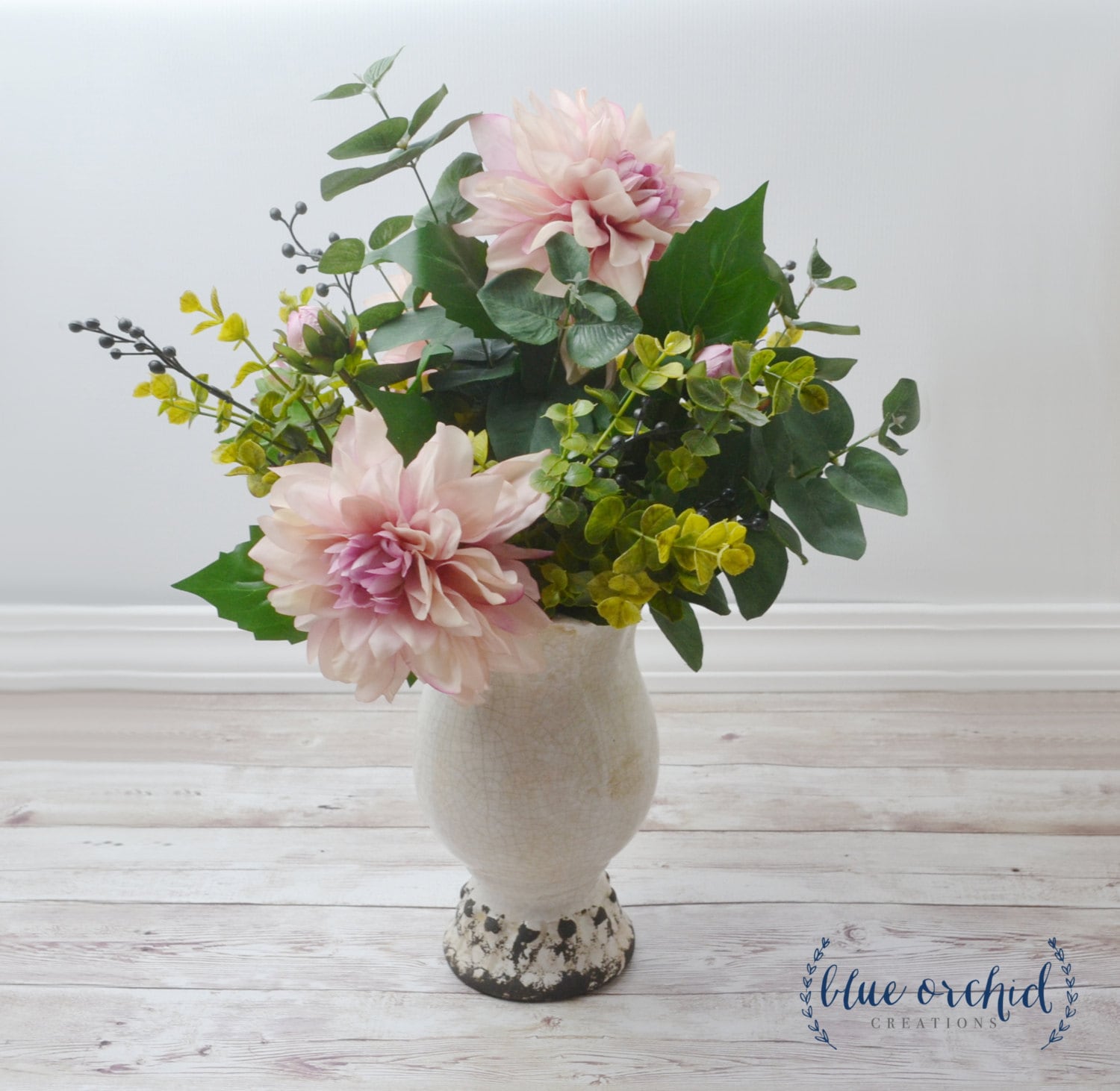 Silk Flower Arrangement with Vase Floral Arrangement Etsy Silk Flower Arrangement with Vase Floral Arrangement Etsy