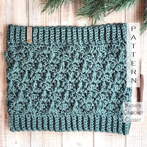 Crochet Cowl PATTERN Hodag Cowl Winter Scarf Pattern DIY Crochet Cowl Pattern Circle Scarf Crochet Pattern image 1