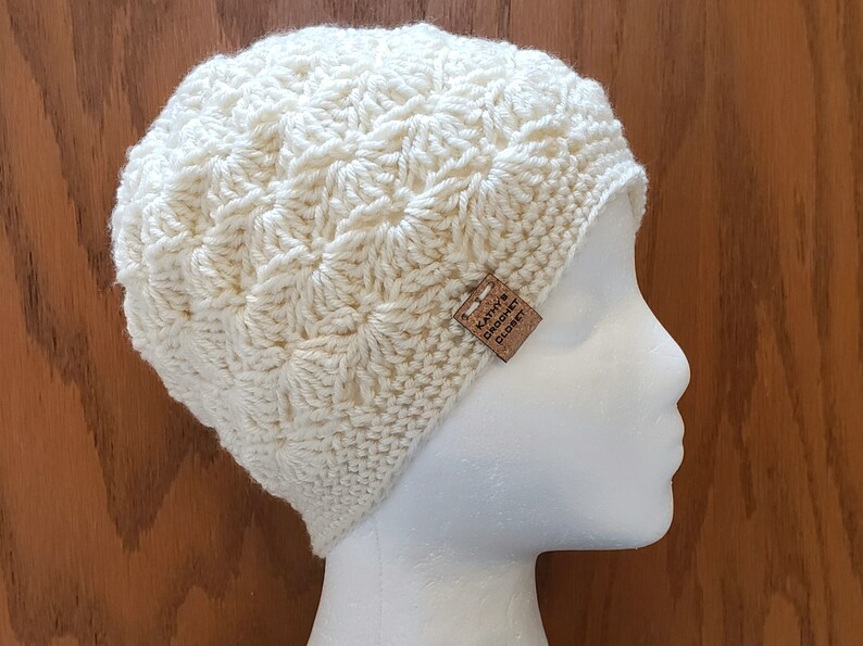 Crochet Beanie PATTERN Wavy Shells Beanie Hat Crochet Hat Etsy