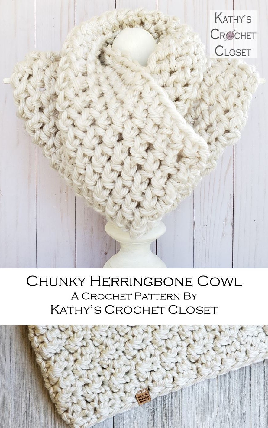 Easy Patons Drapey Crochet Cowl 
