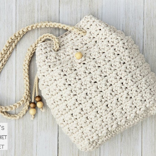 Crochet Bag PATTERN Spectator Shoulder Bag DIY Crochet Bag Etsy