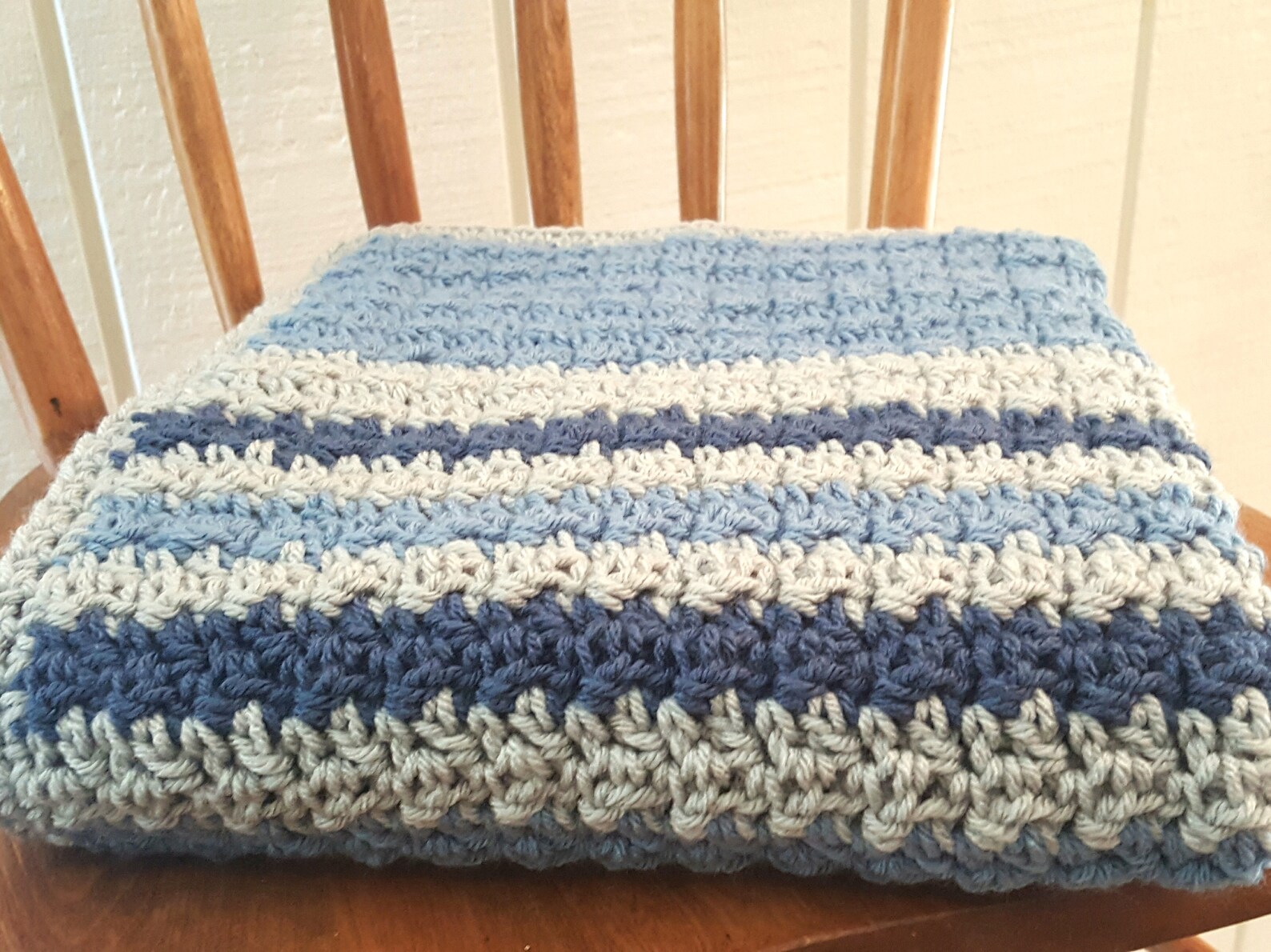 Crochet Baby Blanket PATTERN Dylan Baby Blanket and Hat Etsy