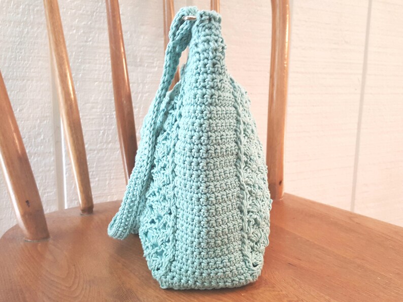 Crochet PATTERN Lace Panel Crossbody Bag DIY Crochet Purse Etsy
