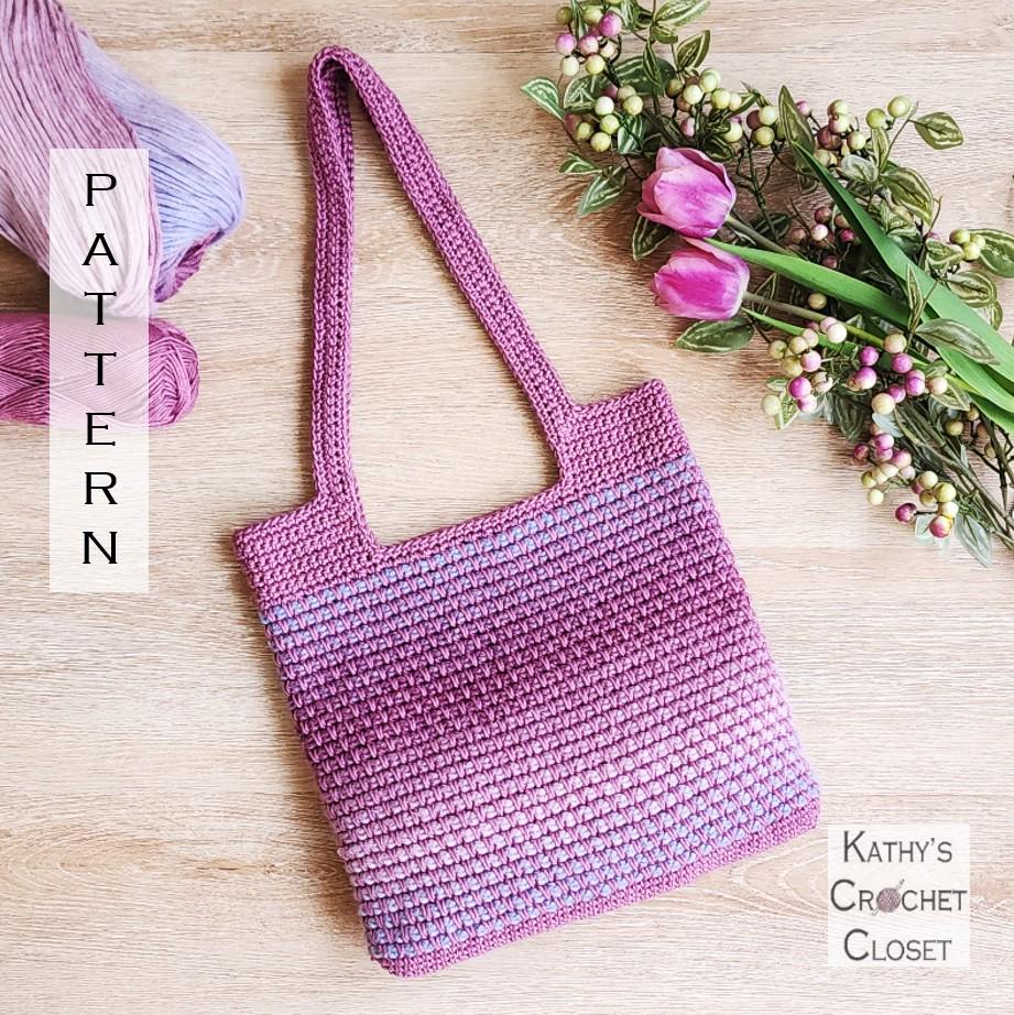 40 Crochet Shoulder Bags with Crossbody Bags, Tote Bags, and Bucket Bags 28 Spring Escape Shoulder Bag