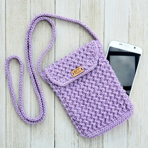 Crochet Bag PATTERN Crooked Post Mini Bag DIY Crochet Bag Crochet Crossbody Bag Pattern Small Bag Crochet Pattern Mini Bag Crochet image 5