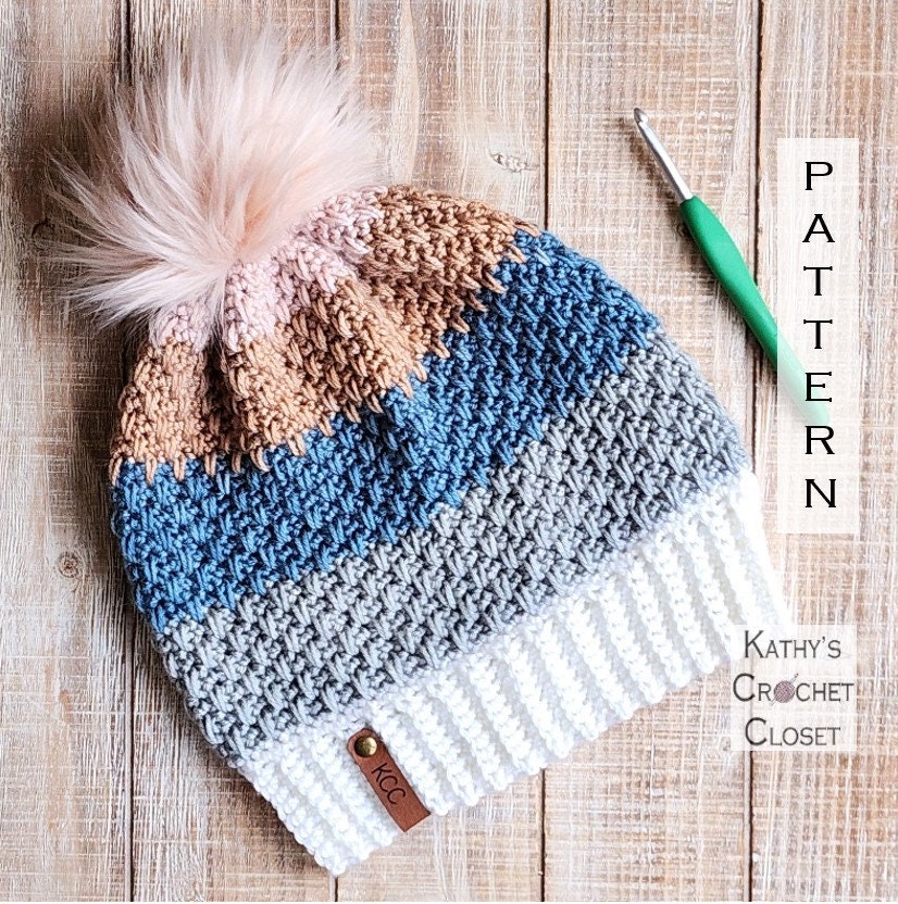 Crochet Hat Kit, Crochet Kit for Beginners, Crochet Kit UK