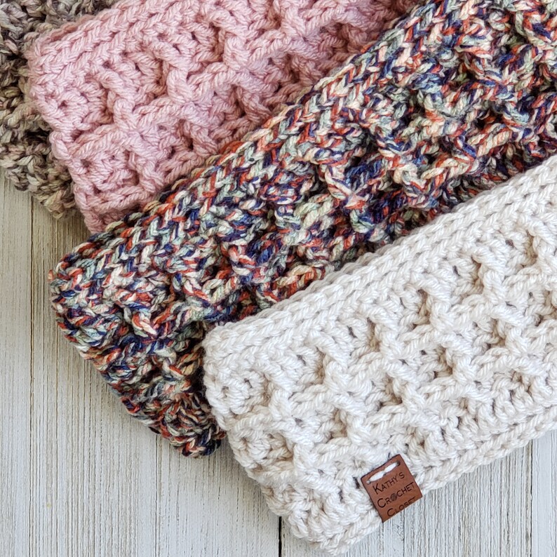 Crochet Headband PATTERN Market Waffle Headband Etsy