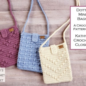 Crochet Bag PATTERN Dotty Mini Bags DIY Crochet Bag - Etsy