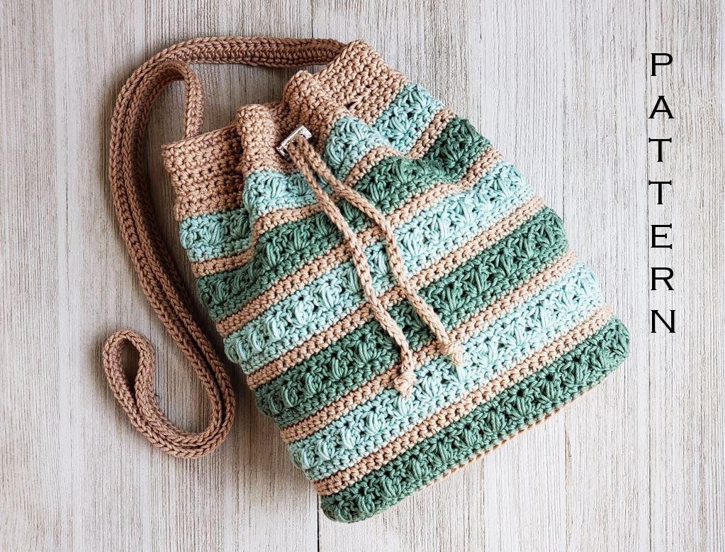 Succulent Crochet Satchel Bag