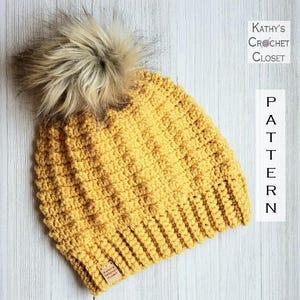 Facets Beanie - DIY Crochet Hat PATTERN (PDF Download)