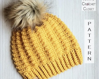 Berretto Facets - MODELLO fai da te per cappello all'uncinetto (download PDF)