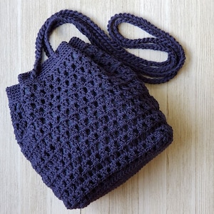 Crochet Bag PATTERN Summer Escape Bag DIY Crochet Bag Crossbody Bag Pattern Crochet Drawstring Bag Pattern DIY Crochet Purse image 5