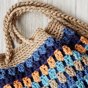 Crochet Bag PATTERN Summer Escape Bag DIY Crochet Bag Crossbody Bag Pattern Crochet Drawstring Bag Pattern DIY Crochet Purse image 3