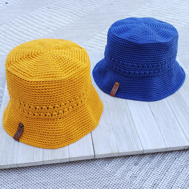 Crochet Bucket Hat PATTERN Summer City Bucket Hat Summer Etsy