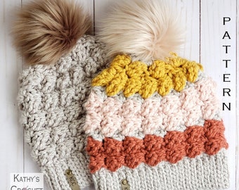 Gorro Bundle Up - Padrão de chapéu robusto de crochê (download em PDF)