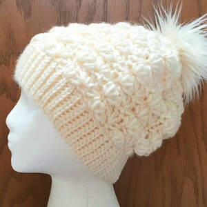 Crochet Hat PATTERN Susan Slouchy Beanie Crochet Beanie Pattern DIY Crochet Hat Chunky Hat Pattern Womens Hat Pattern image 5