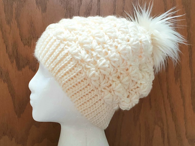 Crochet Hat PATTERN Susan Slouchy Beanie Crochet Beanie Pattern DIY Crochet Hat Chunky Hat Pattern Womens Hat Pattern image 5