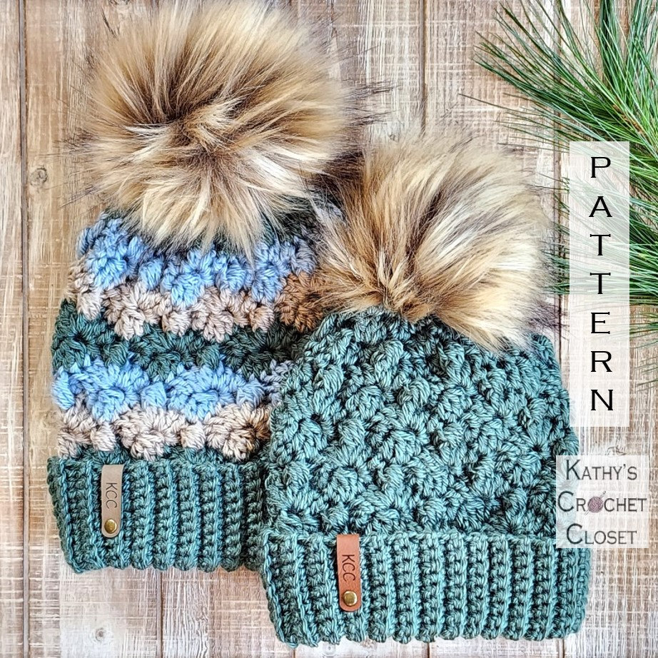 Hodag Beanie - DIY Crochet Winter Hat PATTERN in 3 Sizes (PDF