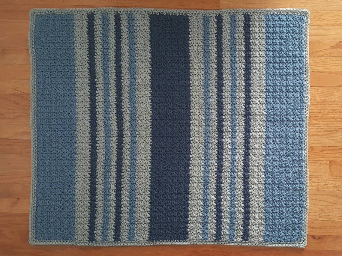 Crochet Baby Blanket PATTERN Dylan Baby Blanket and Hat Etsy